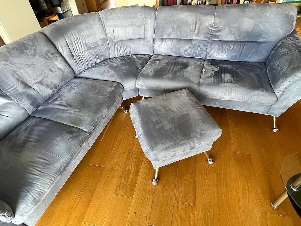 Divani: Ecksofa, hellblau (gebraucht) – Usato da Rubigen venduto da mic_57gr 1