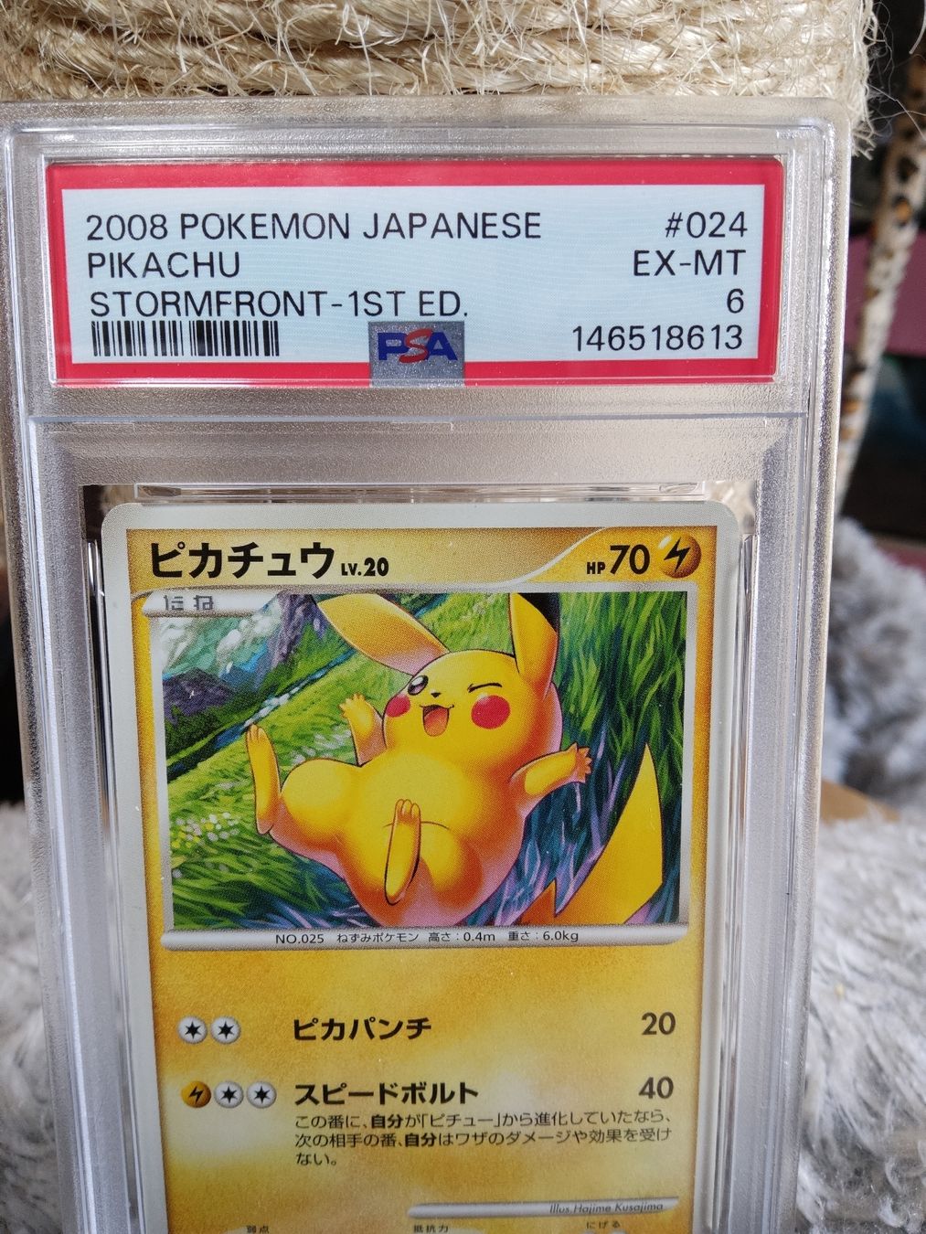 Pokémon Sammelbilder & Trading cards: Pikachu Stormfront 1st edition 2008 Japan PSA6 – Neu (gemäss Beschreibung) aus Vezio von 41181