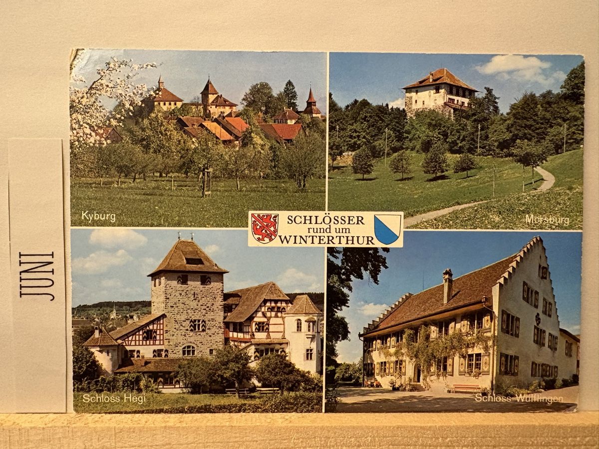 Ansichtskarten: AK von Schlösser bei Winterthur – Gebraucht aus Rümlang von Kartenpost1