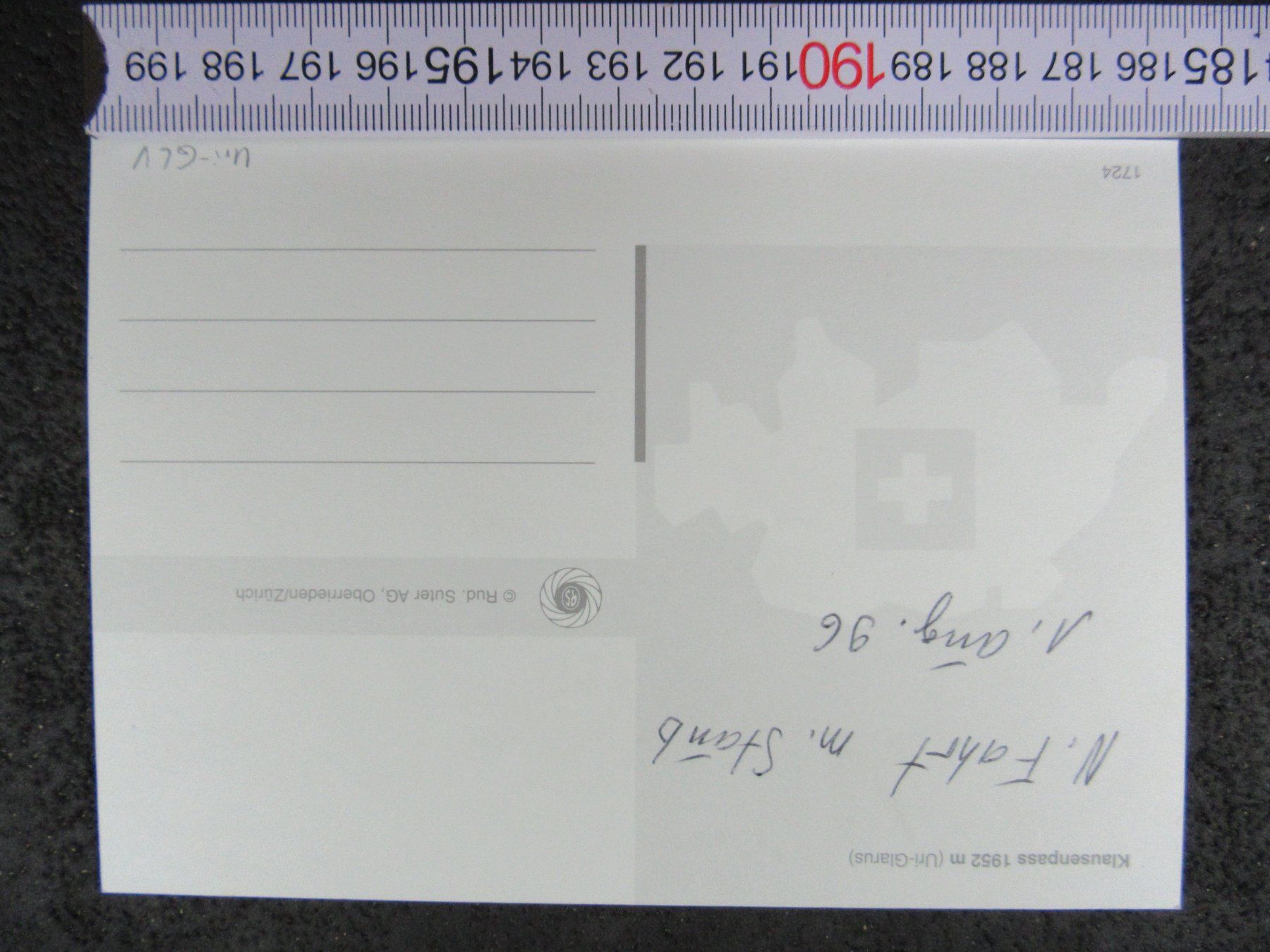Cartoline postali: KLAUSENPASS URI/GL AK – Usato da Ettingen venduto da Hausi4711 1