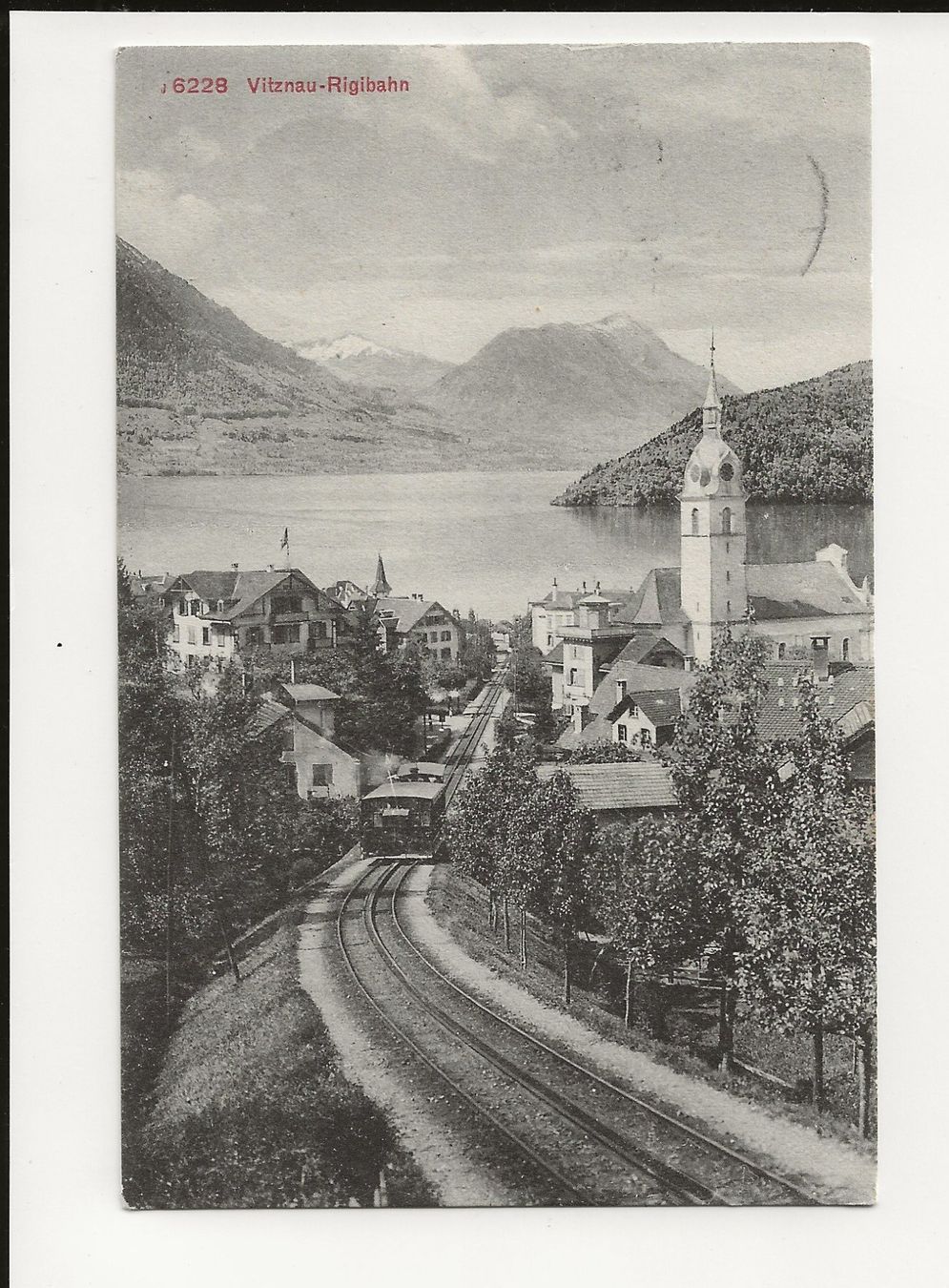 Ansichtskarten: AK 1909 Vitznau-Rigibahn 🤓 – Gebraucht aus Greifensee von 315WDO