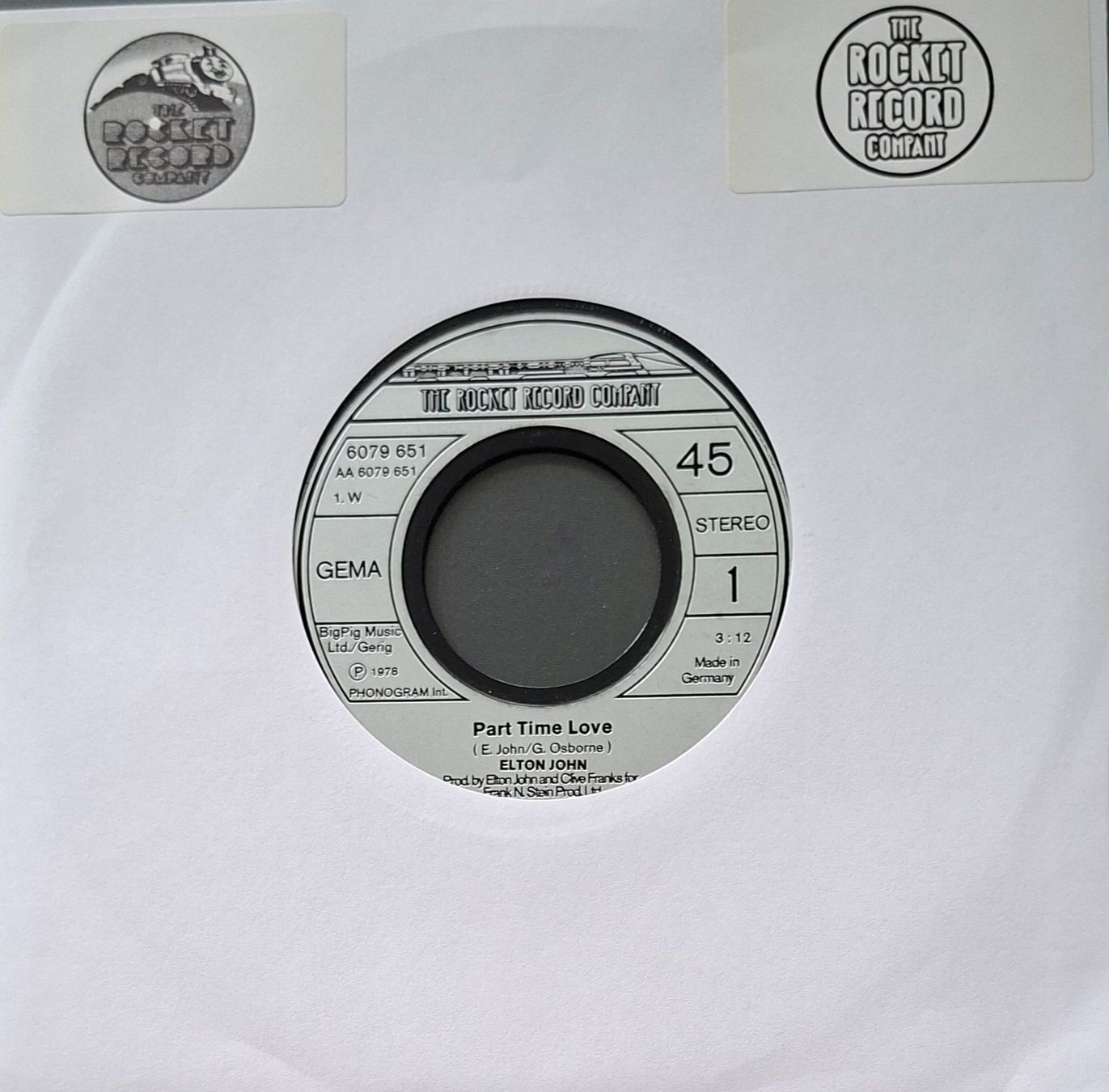 Dischi in vinile: Vinyl-Single Elton John - Part Time Love – Usato da Langenthal venduto da Modo39