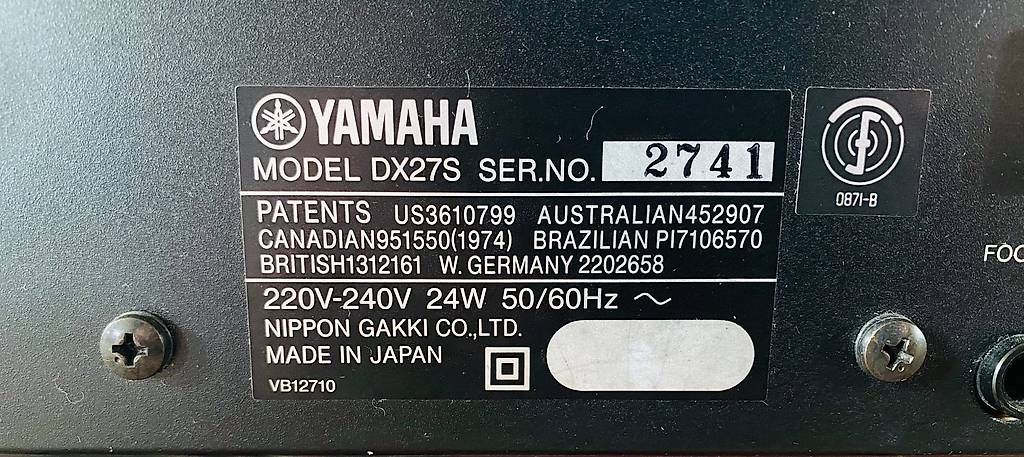 Musikinstrumente: Yamaha DX27S – Gebraucht aus Rupperswil von rekej 2