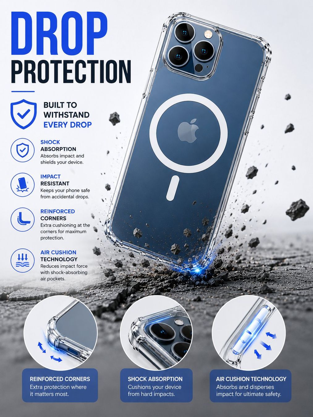 Cover & Protezioni schermo: MagSafe Hülle+Panzerglas fur iPhone 17 Serie – Nuovo e nell'imballaggio originale da Luzern venduto da MobiStore11 2