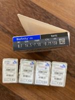 Biofinity Toric - 5 Monatslinsen - Sph: -7.5, Cyl: -0.75, Ax