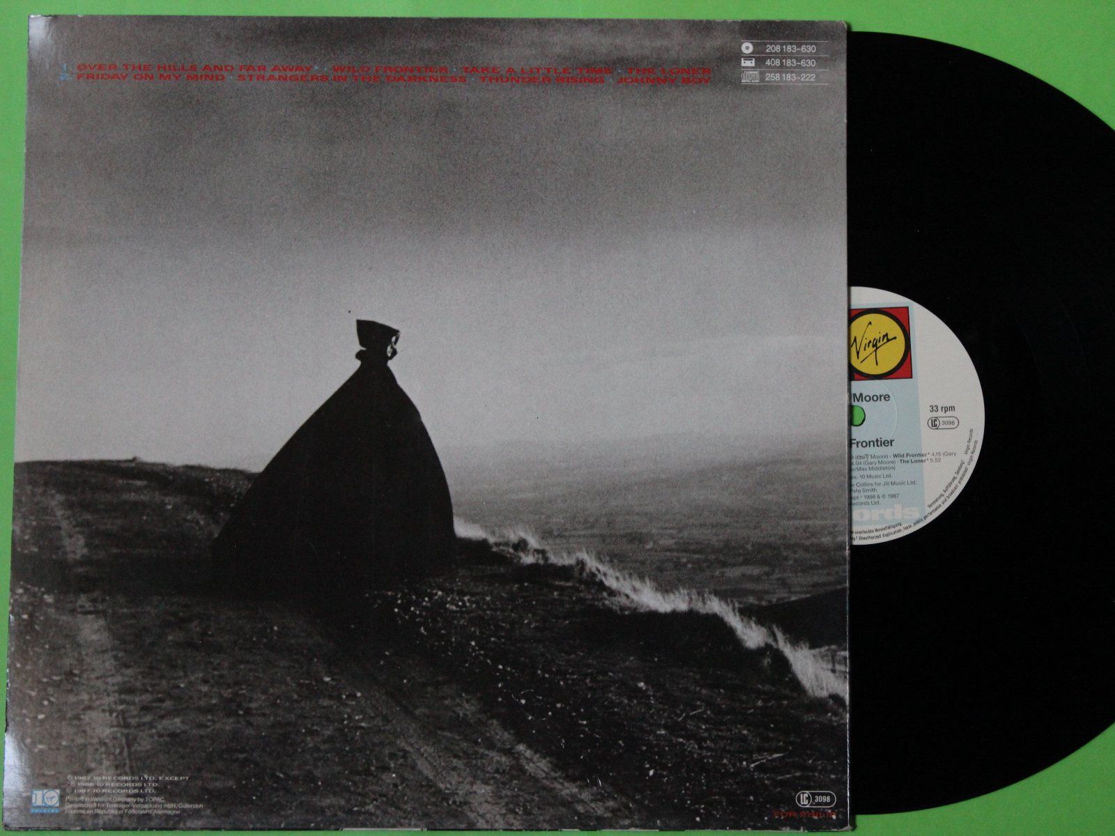 Dischi in vinile: Gary Moore - Wild Frontier LP Vinyl 1987 – Usato da Tübach venduto da JamesStone 7