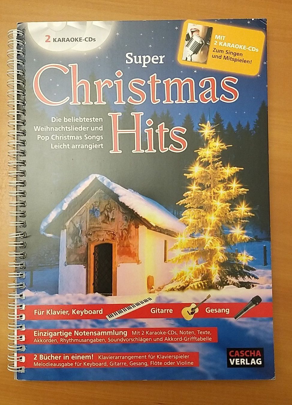 Musikinstrumente: Super CHRISTMAS HITS inkl. 2 KARAOKE-CD – Neu und originalverpackt aus Rotkreuz von CLASAX 1