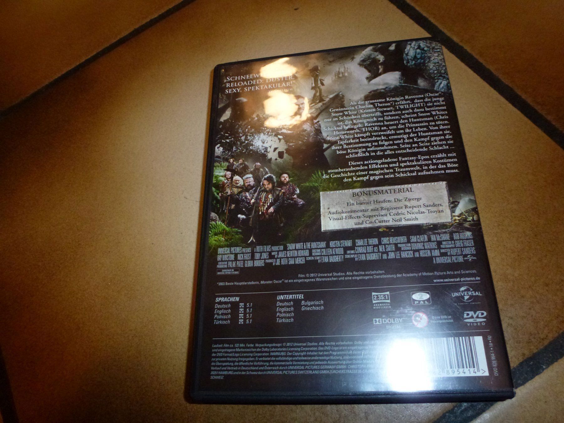 Tutti i DVDs: Snow White & The Huntsman DVD – Usato da Olten venduto da Disc-Verkauf 2