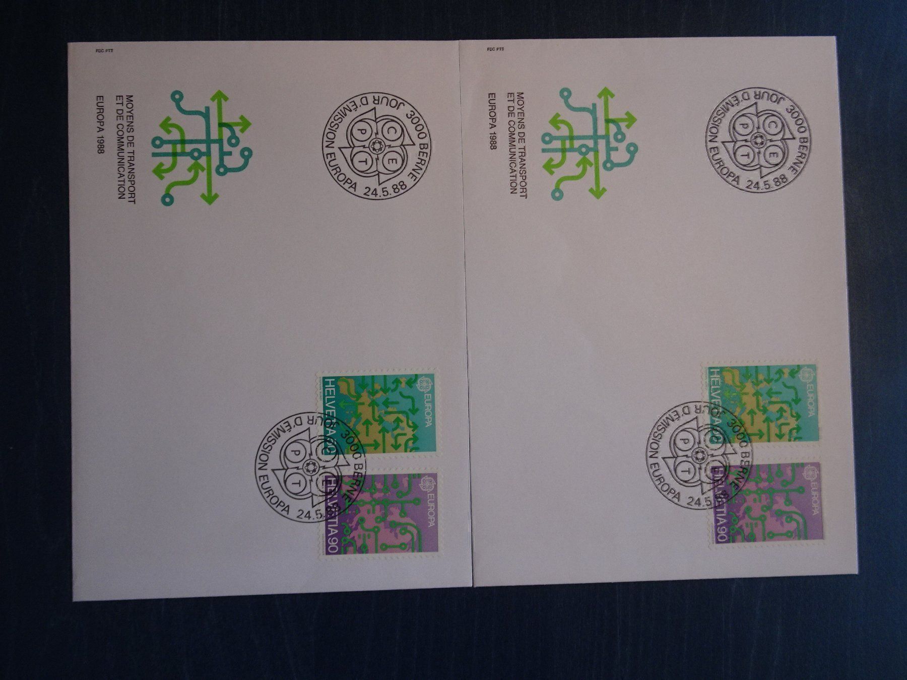 Tous les timbres: 1988 – Neuf (Voir description) à Aadorf par Chnorli-Furz