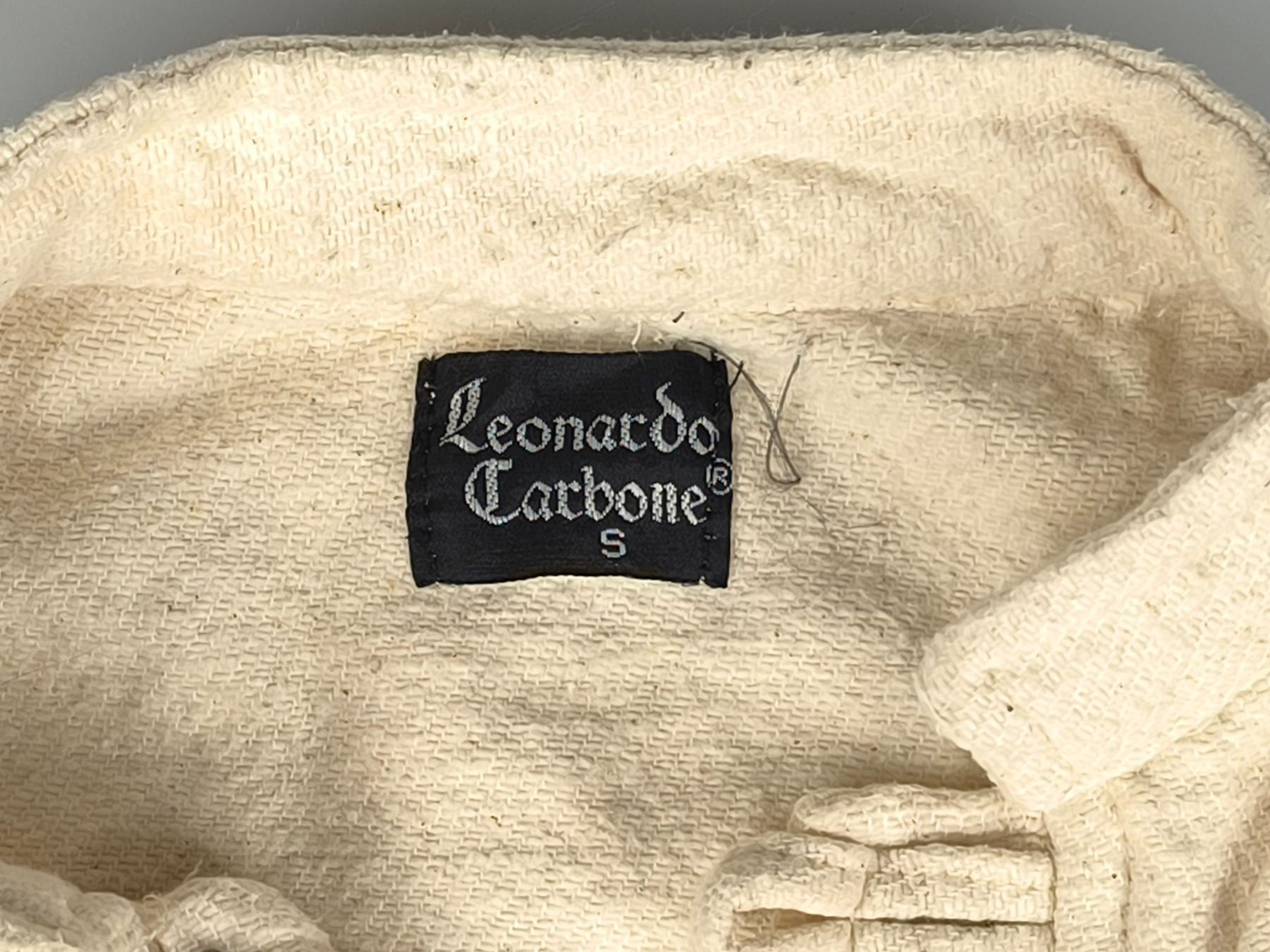 Camicie: LEONARDO CARBONE Mittelalter Hemd Natur Gr. S – Usato da Rüti ZH venduto da Restwert_Rueti_ZH 2