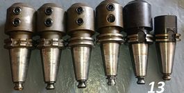 Lot 6x Schaublin SK40 - Weldon 25mm