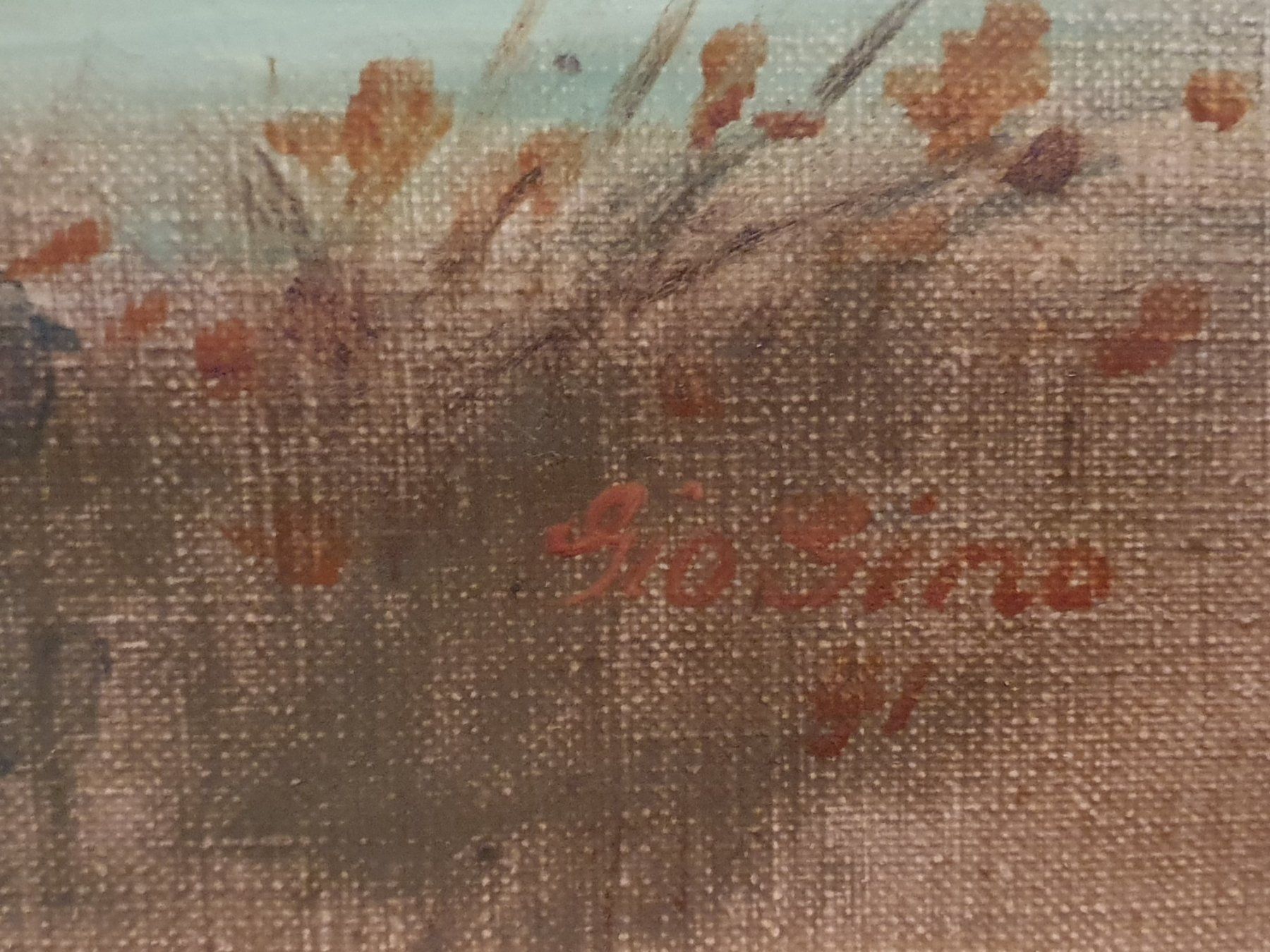 Tableaux: Landschaftsbild signiert Gio Gino – D'occasion à Hombrechtikon par mincky 6