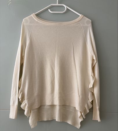 Feinstrick Pullover off white