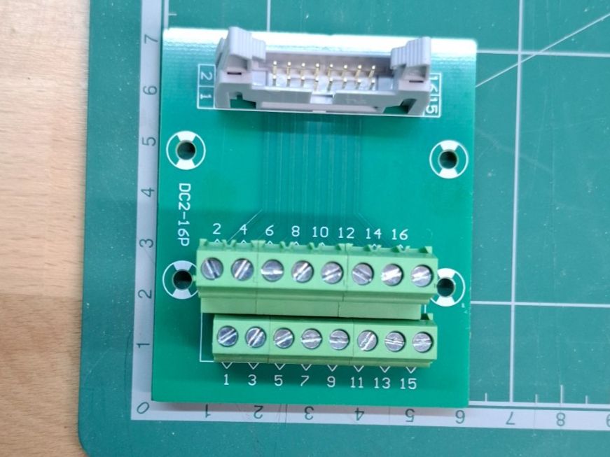 Componenti elettronici: Platine IDC16 pin avec bornes – Nuovo (secondo la descrizione) da Lajoux JU venduto da trainap 3