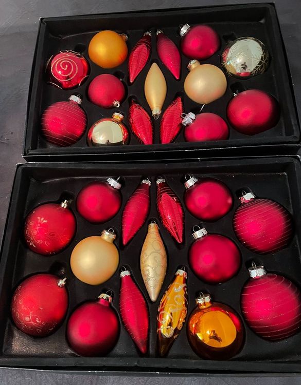 Weihnachtskugeln, Baumkugeln, Christbaumkugeln Glas Kaufen auf Ricardo