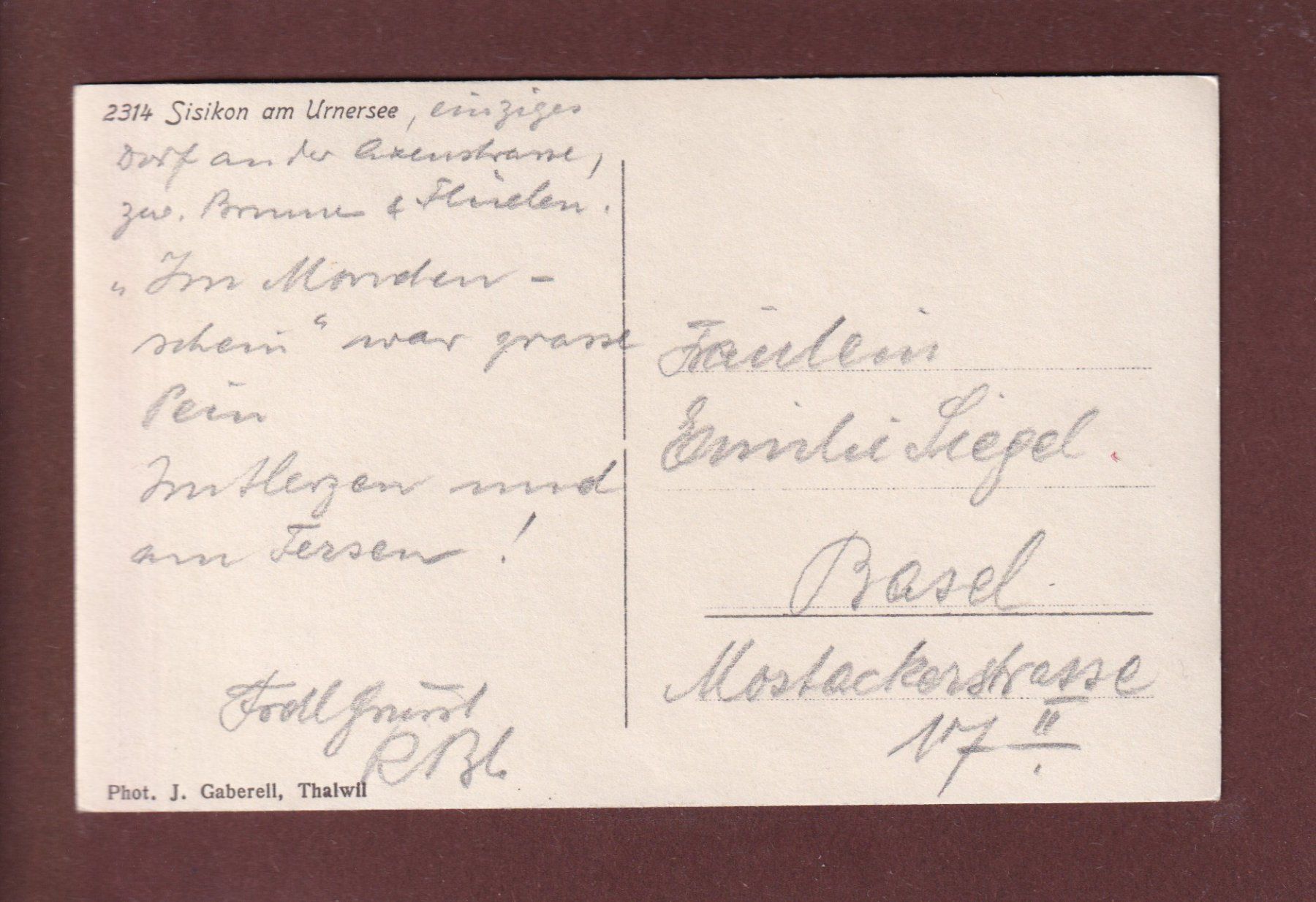 Cartoline postali: SISIKON am Urnersee – Usato da Pully venduto da nicecards 1
