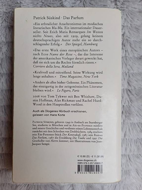 Libri: Das Parfum - Patrick Süskind – Usato da Stachen venduto da jneh 1