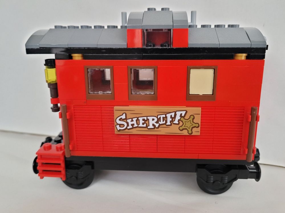 Lego eisenbahn : Sheriff wagon Wild West Western 2