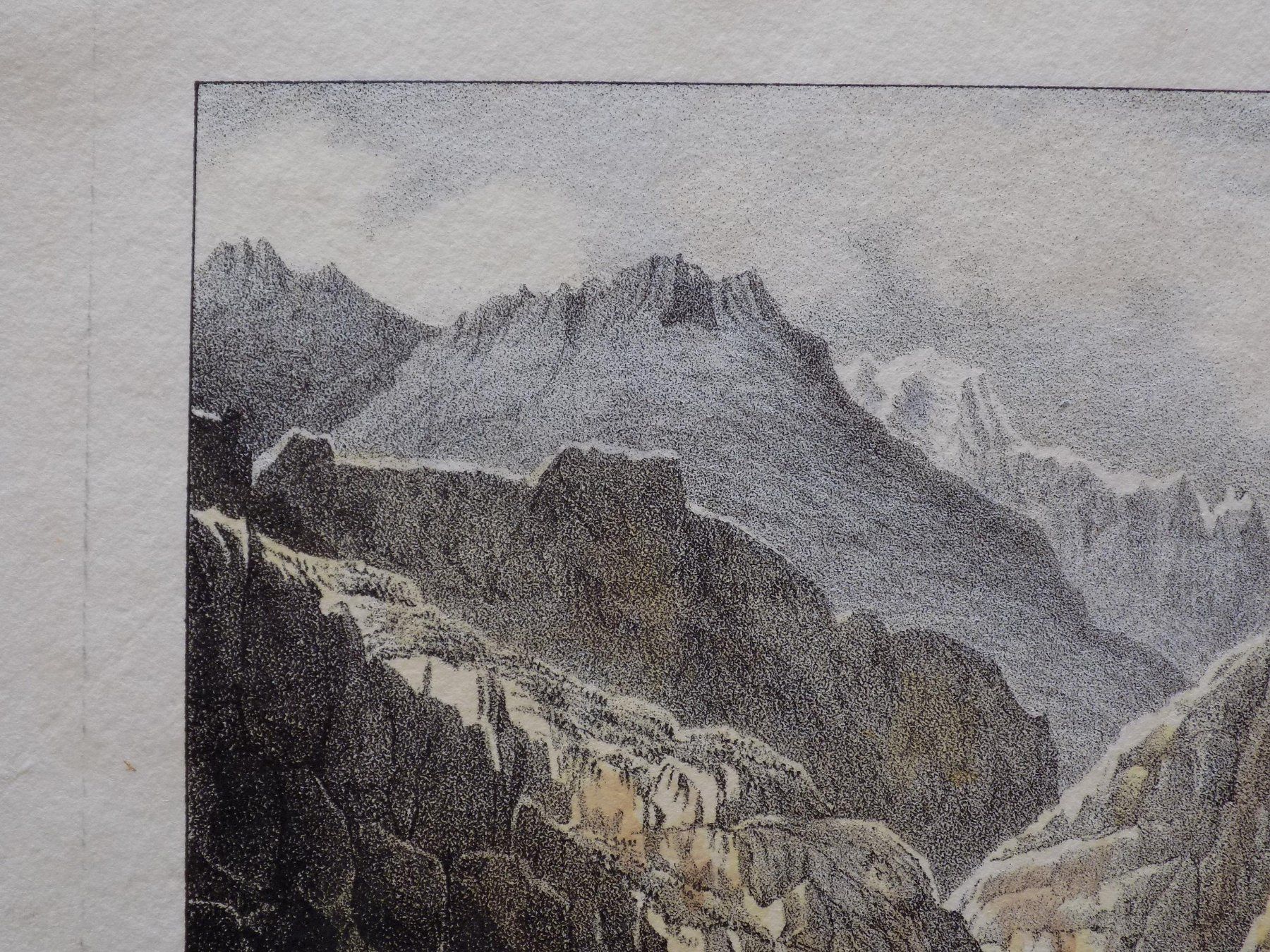Incisioni: Tour d'Uri Urnerloch Lithographie – Usato da Risch venduto da Antikfee 8