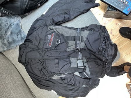 Motorradjacke Schwarz Grösse S Gebraucht