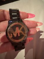 Michael Kors Damenuhr Schwarz Gold, Top Zustand!