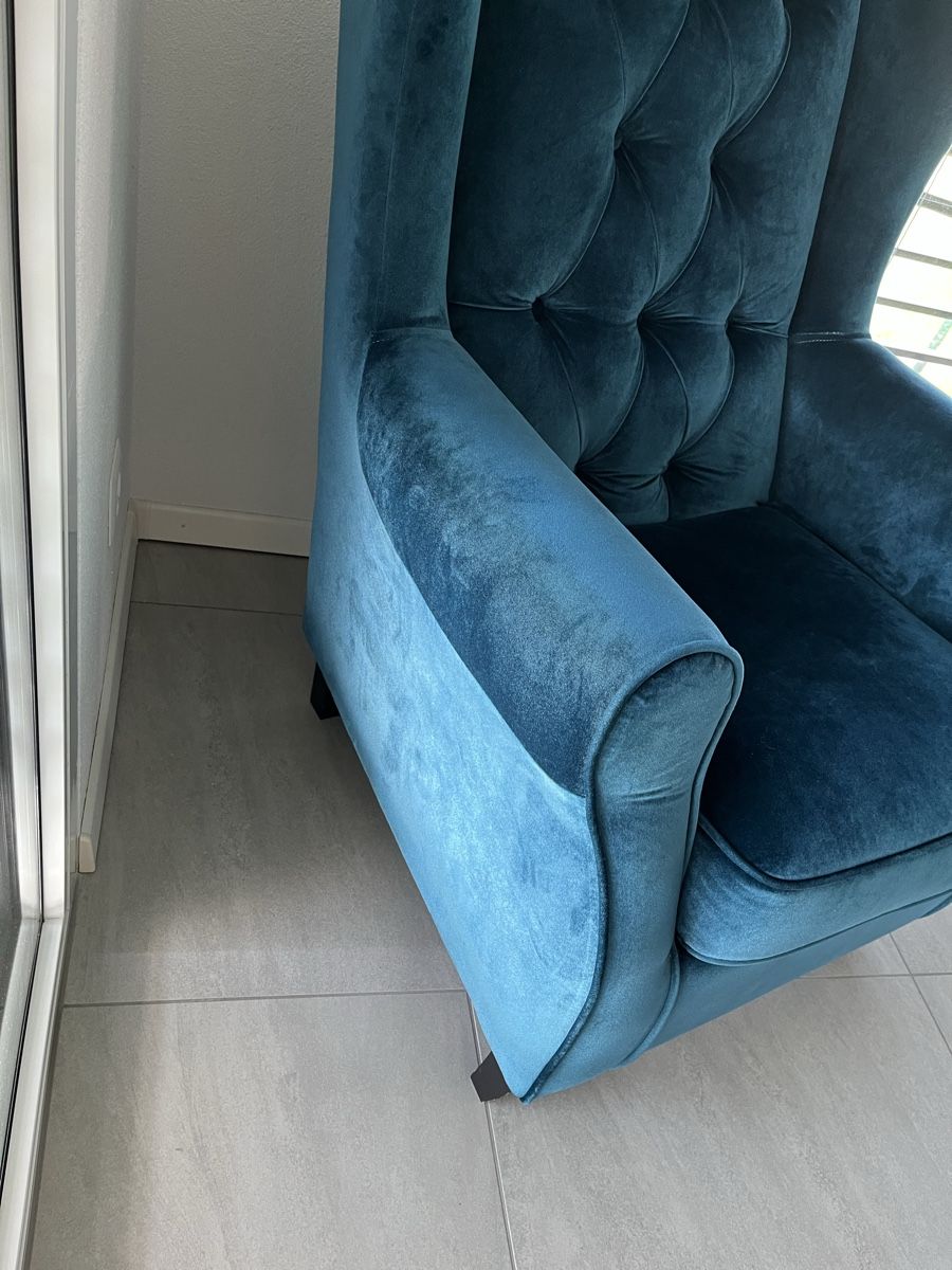 Fauteuils: Ohrensessel aus Samt – D'occasion à Haag (Rheintal) par aleeexandra 4