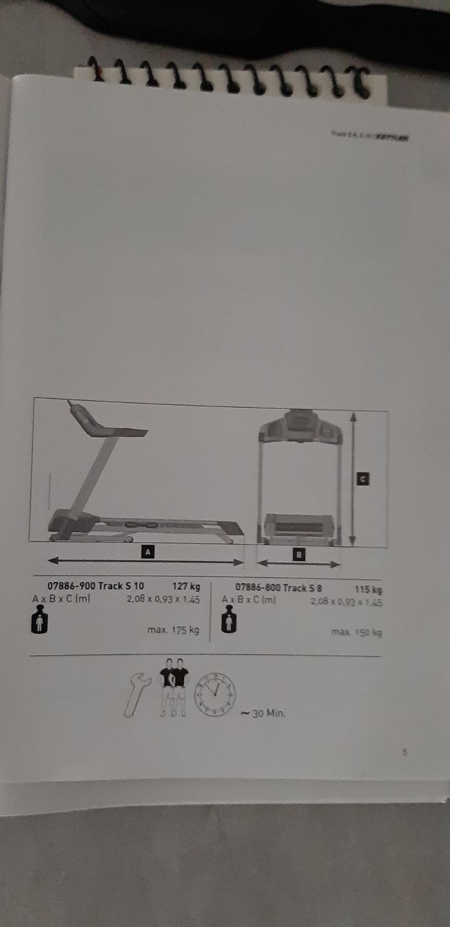 Kettler Hometrainer: Kettler Laufband Track S8 – Gebraucht aus Buttisholz von fam.melillo 1