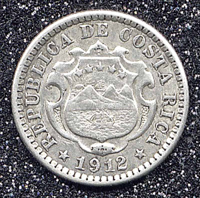 Tutti le monete: Münze Silber Costa Rica "1912" – Usato da Zug venduto da BAMBI51