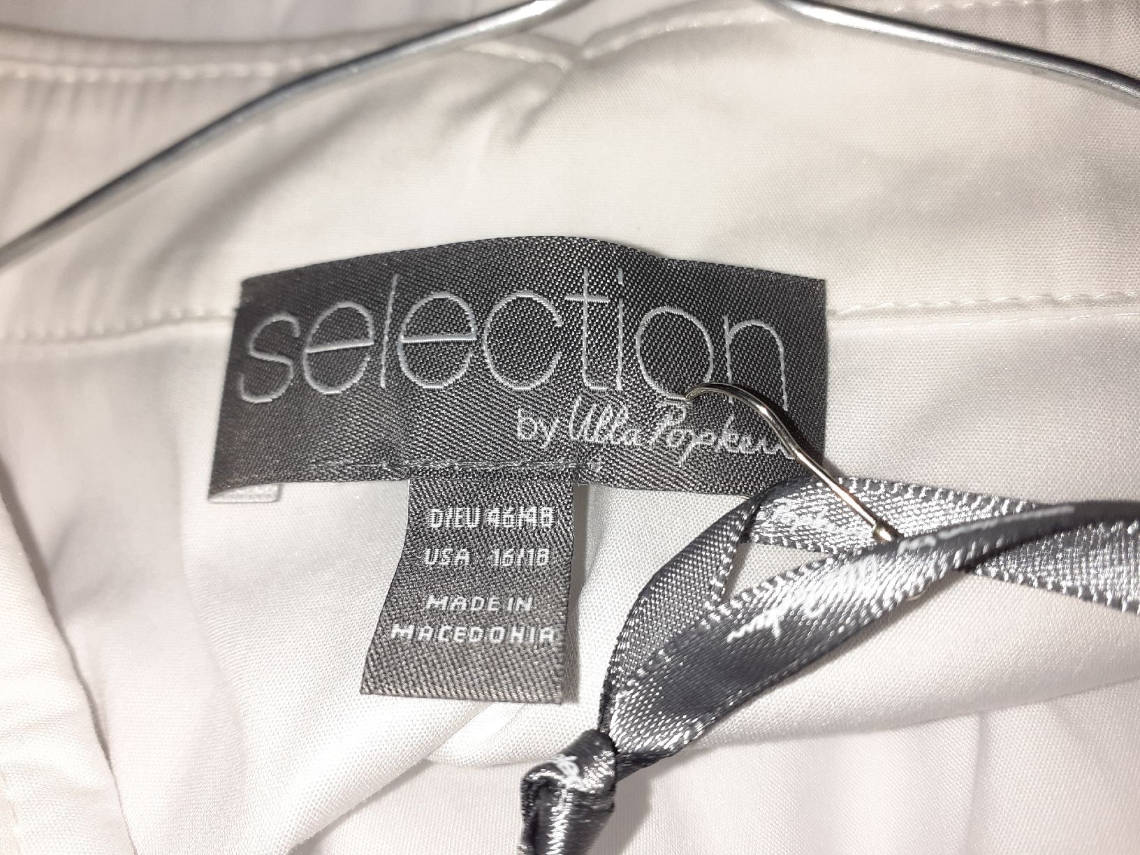 Ulla Popken Blusen: Weisse Bluse, Ulla Popken Selection, Gr. 46/48. Neu. – Neu und originalverpackt aus Zuerich von lichti 2