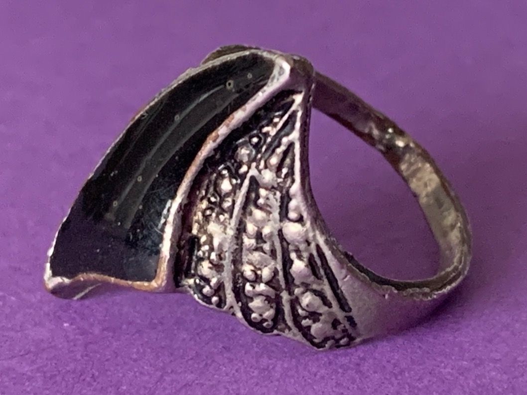 Anelli: Silberring BLACK WING (54) – Usato da Dittingen venduto da Bijoubelle