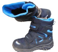 Gr. 38 SUPERFIT Herbst-Winterstiefel GoreTex schwarz blau