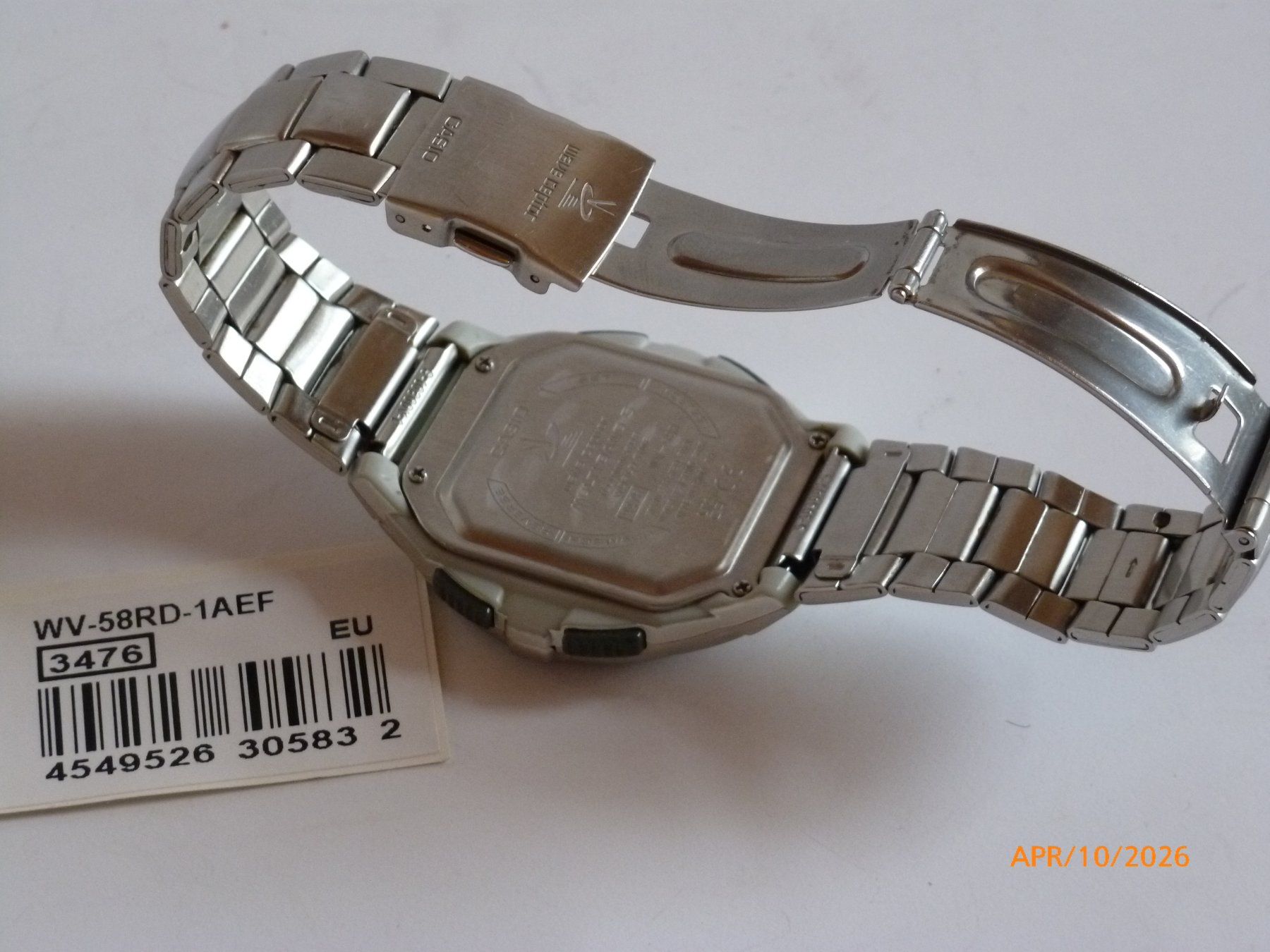 Casio Uhren: Casio Wave Ceptor WV-58RD-1AEF Funk Herrenuhr mit Box – Gebraucht aus Lupfig von Casch13 2