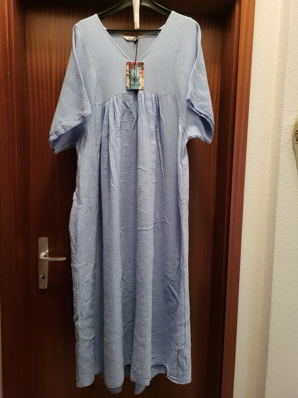 Vestiti: Abito estivo in cotone tg. Onesize – Nuovo e nell'imballaggio originale da Chiasso venduto da Ann58