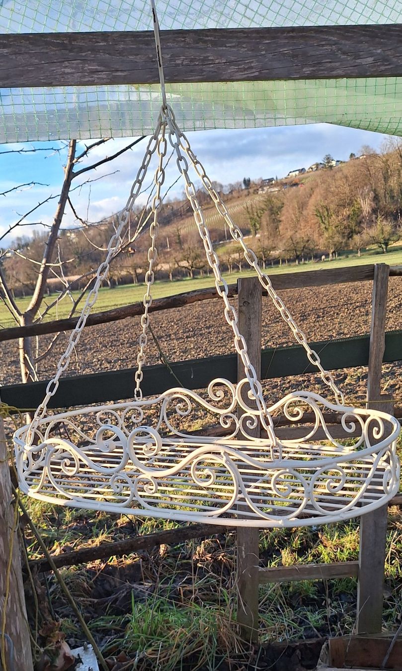 Sonstiges für Haushalt & Wohnen: Hängekorb aus Metall, Shabby Chic – Neu (gemäss Beschreibung) aus Weinfelden von JoeBaer 5