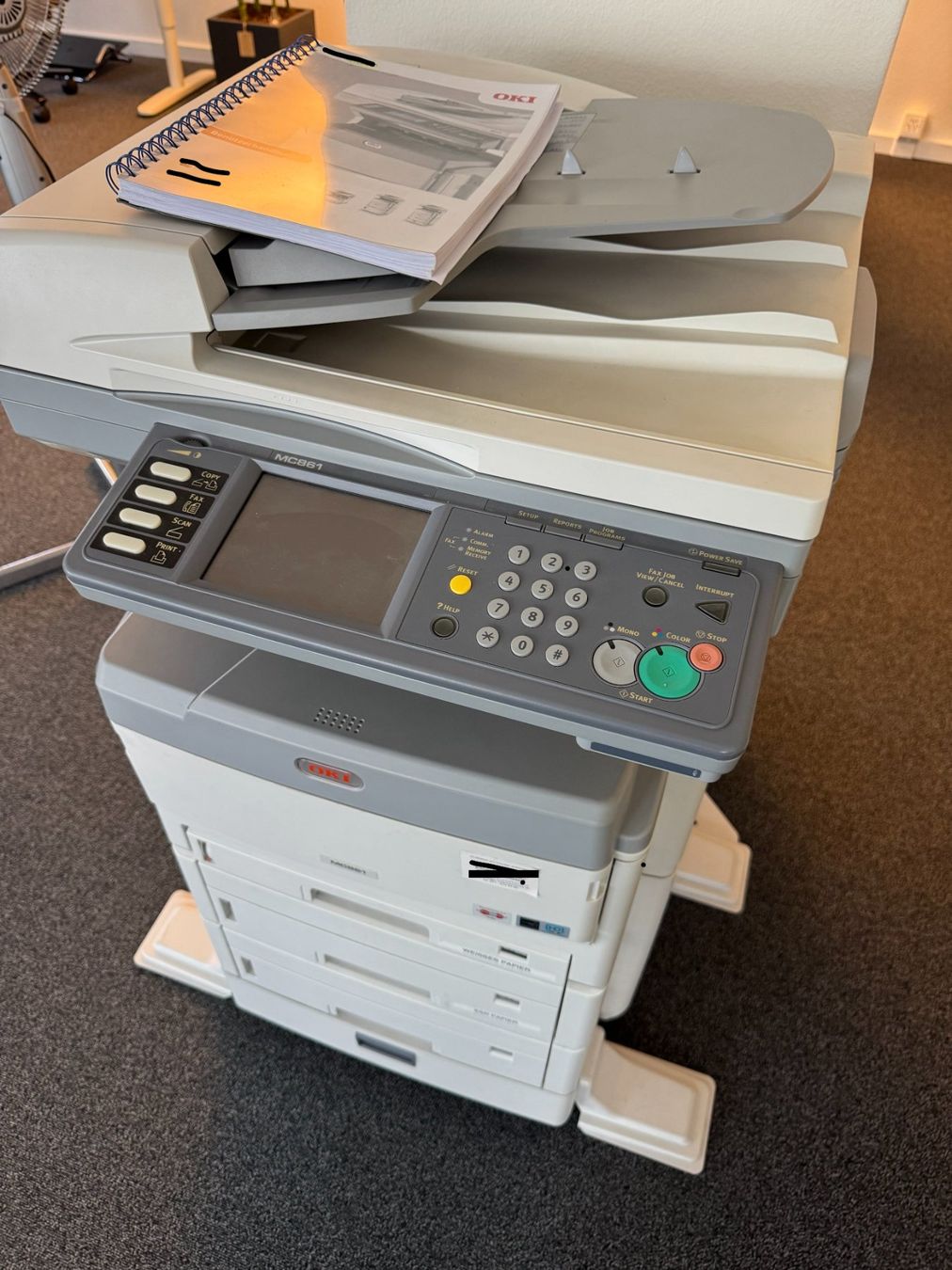 Oki Drucker: OKI MC861 Farb-Multifunktionsdrucker A3 – Gebraucht aus Baar von timeSensorAG 1