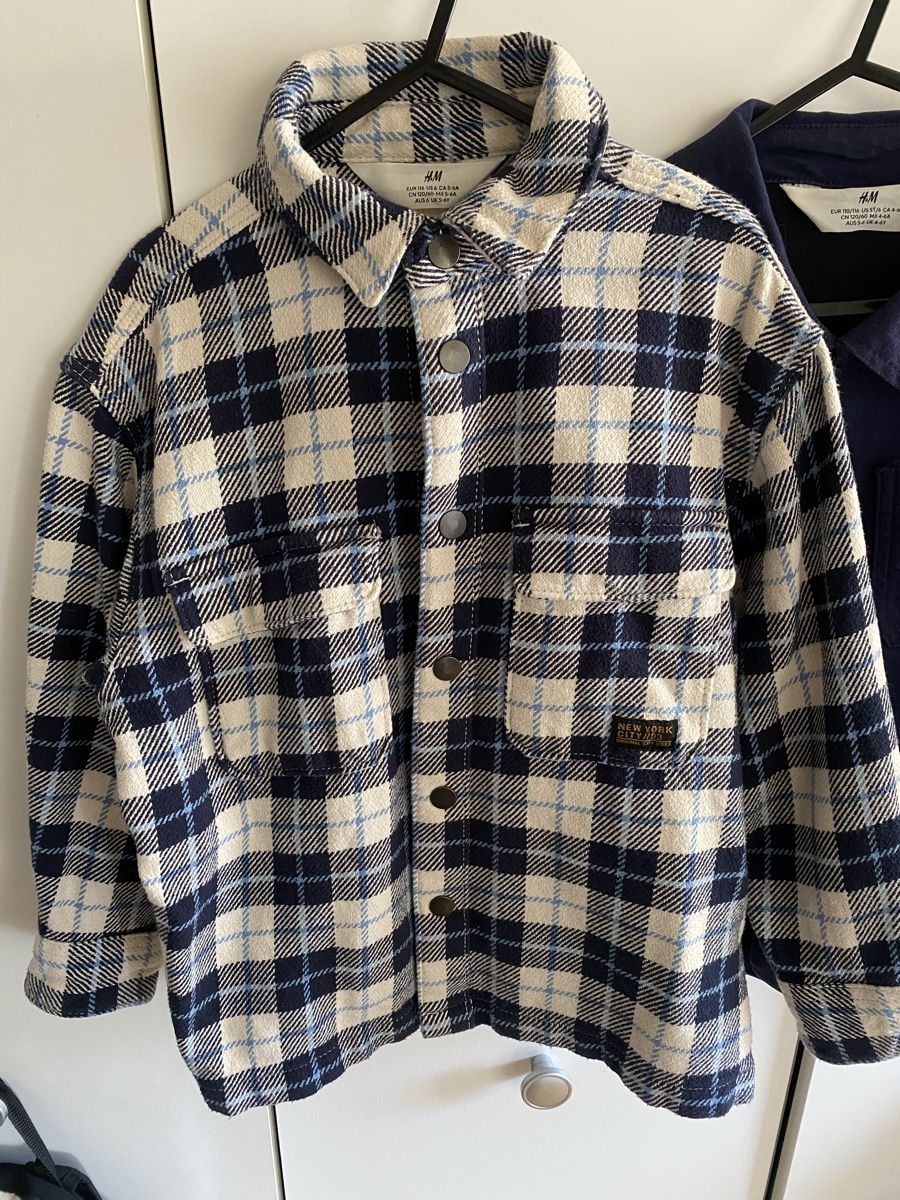 H&M Lotti & Set di vestiti: Jungen Hemd/Jacke gr. 116 – Usato da Grabs venduto da koe_9mdf 3