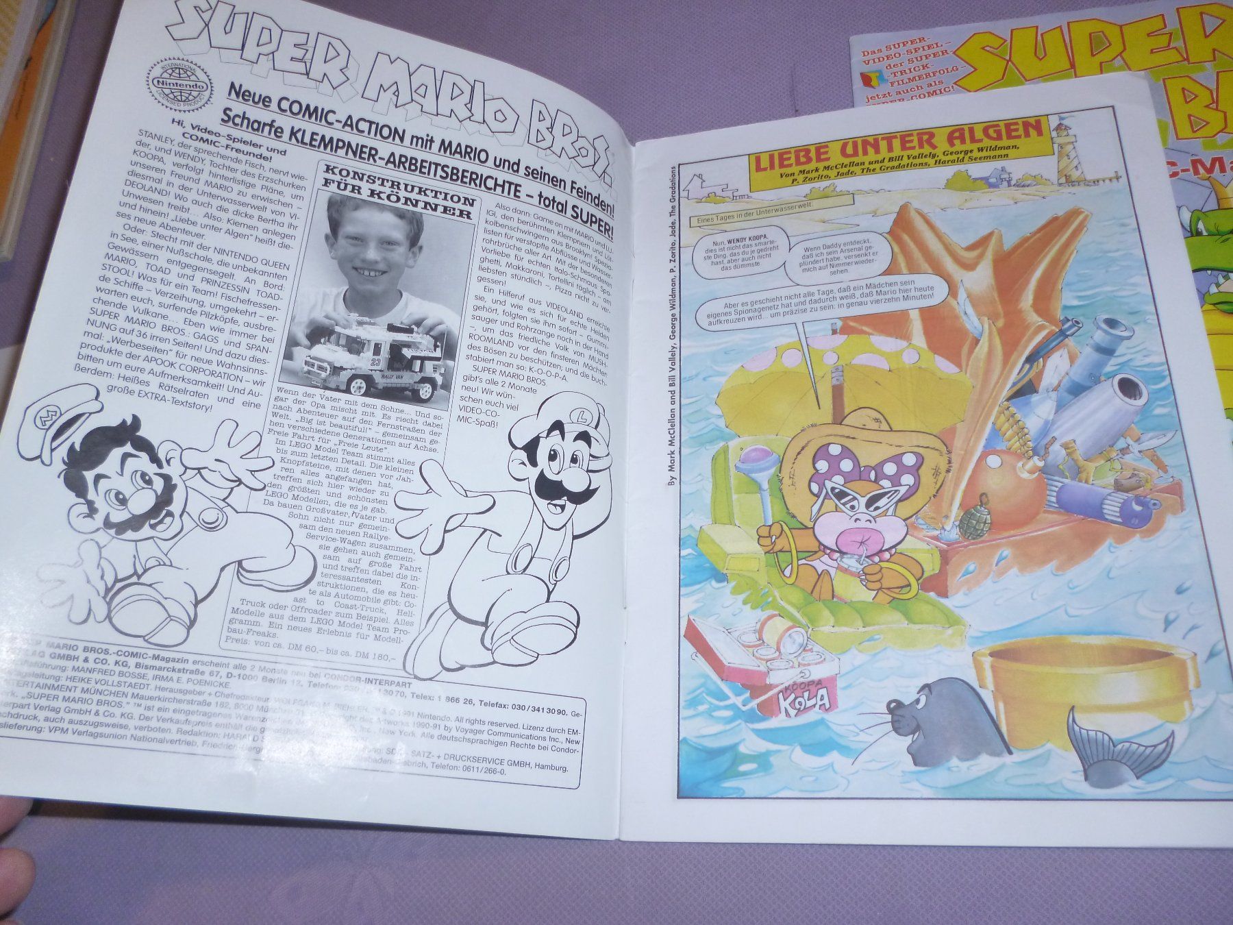 Fumetti: MARIO  SUPERBROTHER COMIC + Spielzeugauto, (MIT BATTERIE) – Usato da Volketswil venduto da nemo2000 7