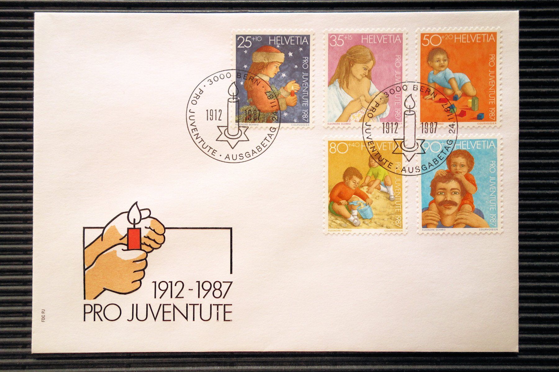 Tutti i francobolli: 1987 FDC Entwicklung des Kindes – Nuovo (secondo la descrizione) da Mettmenstetten venduto da Sutasso
