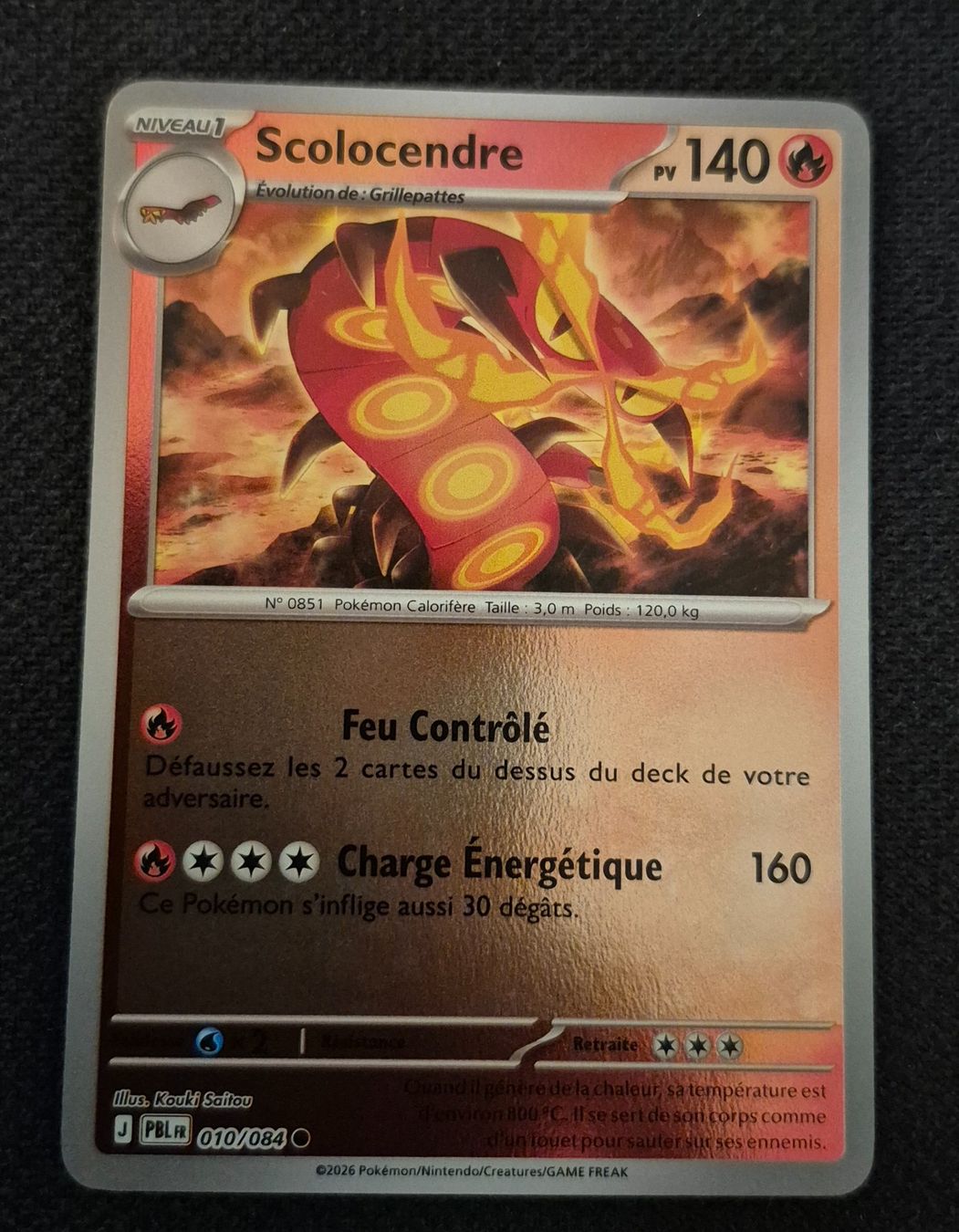 Pokémon Carte collezionabili: SCOLOCENDRE 010/084 REVERSE POKEMON NUIT NOIRE – Usato da Grand-Lancy venduto da luc111
