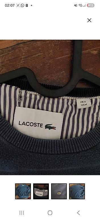 Maglioni & Felpe: Lacoste Sweatshirt blau – Usato da Enggistein venduto da sar_b8hz 2