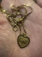Goldkette mit wassermann anhänger 750 k
