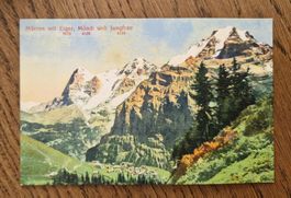 Mürren mit Eiger, Mönch und Jungfrau