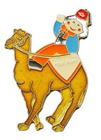 U194 - Poly Pin's Pin Reiter auf Kamel Camel ca. 3.5 x5 cm.