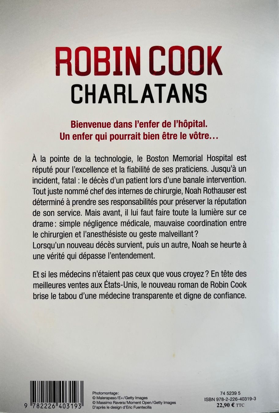 Libri: Charlatans - Robin Cook – Nuovo (secondo la descrizione) da Le Crêt-p-Semsales venduto da staglione69 1