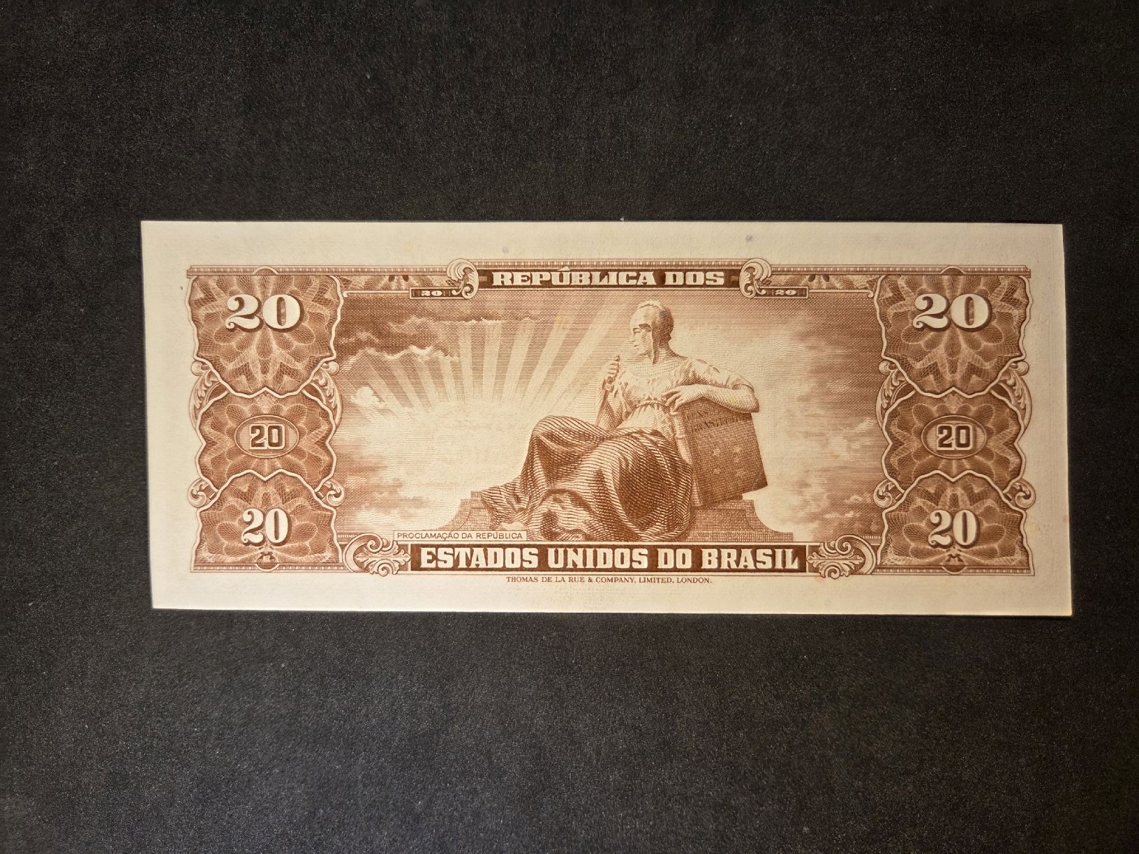 Billets de banque: Brasil - 20 Cruzeiros – Neuf (Voir description) à Geroldswil par Antica01 1