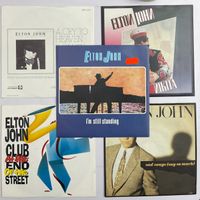 Singles: 5x ELTON JOHN (80er Jahre) ... GRATIS VERSAND!