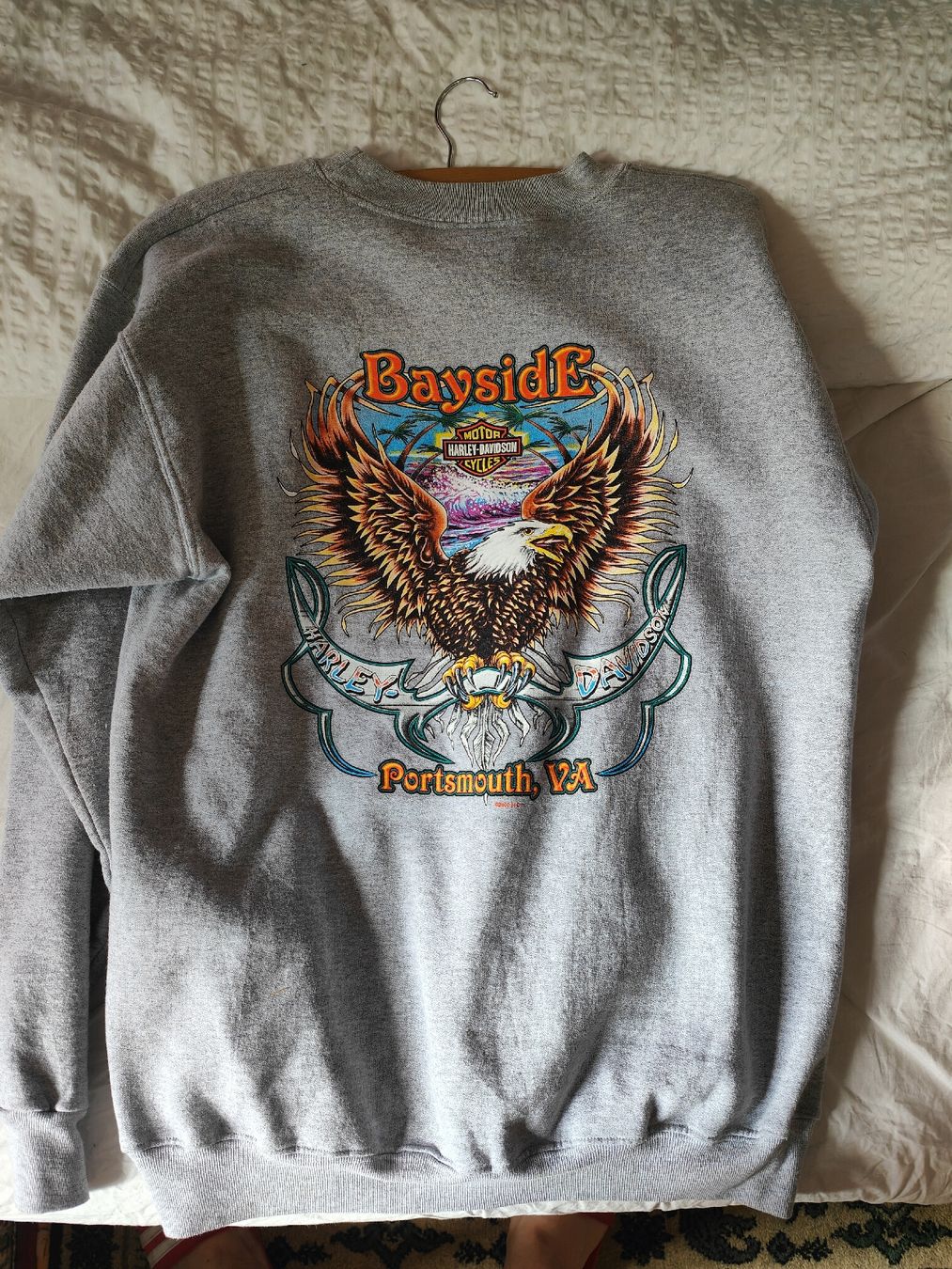 Maglioni & Felpe: Harley-Davidson Pullover Grau Grösse XL mit Adler Motiv – Usato da Zürich venduto da silvinator1999 1