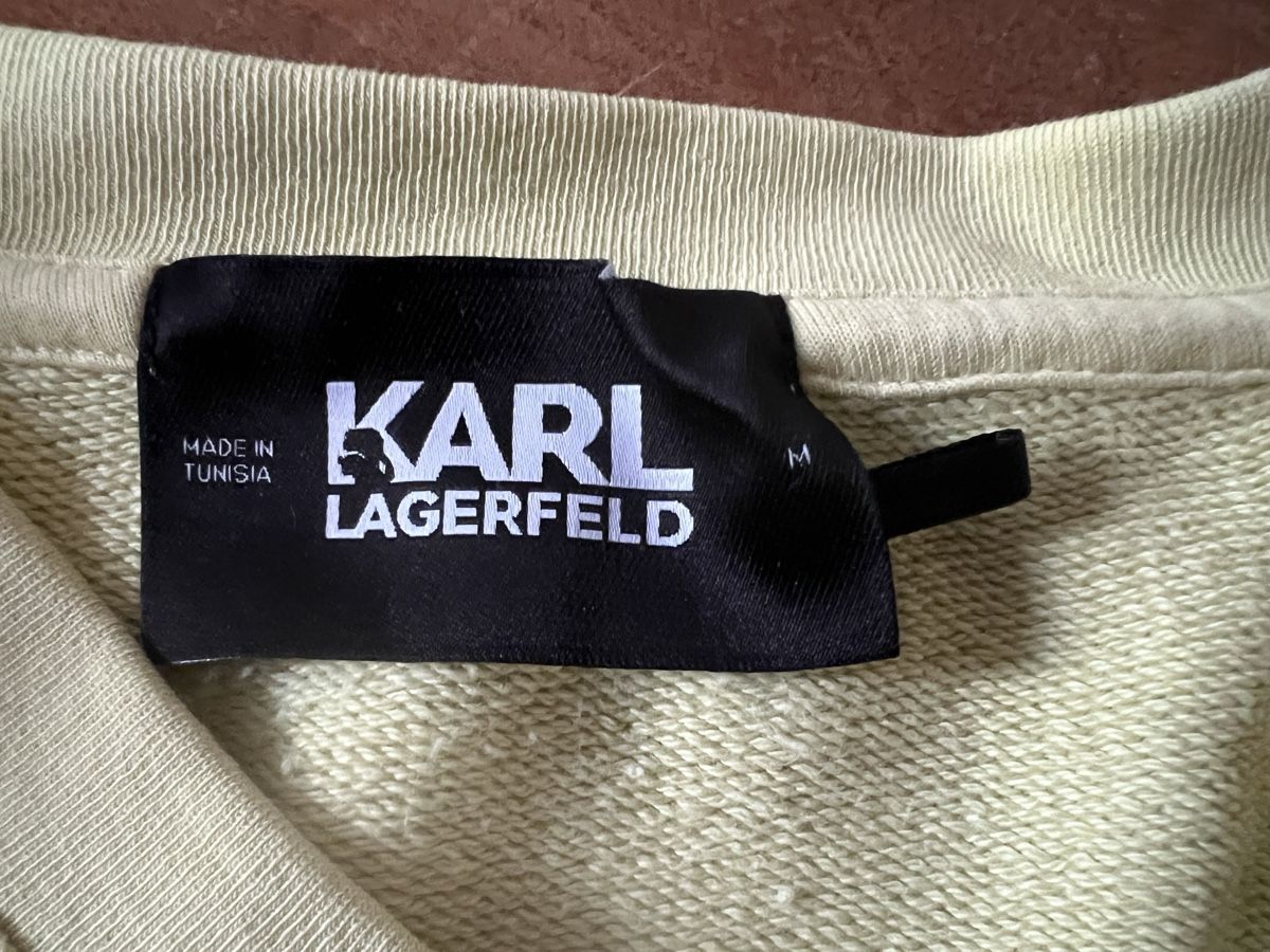 Karl Lagerfeld Pullover & Sweatshirts: Karl Lagerfeld Pullover V-Ausschnitt hellgelb M Damen – Gebraucht aus Zürich von jeroendy 2