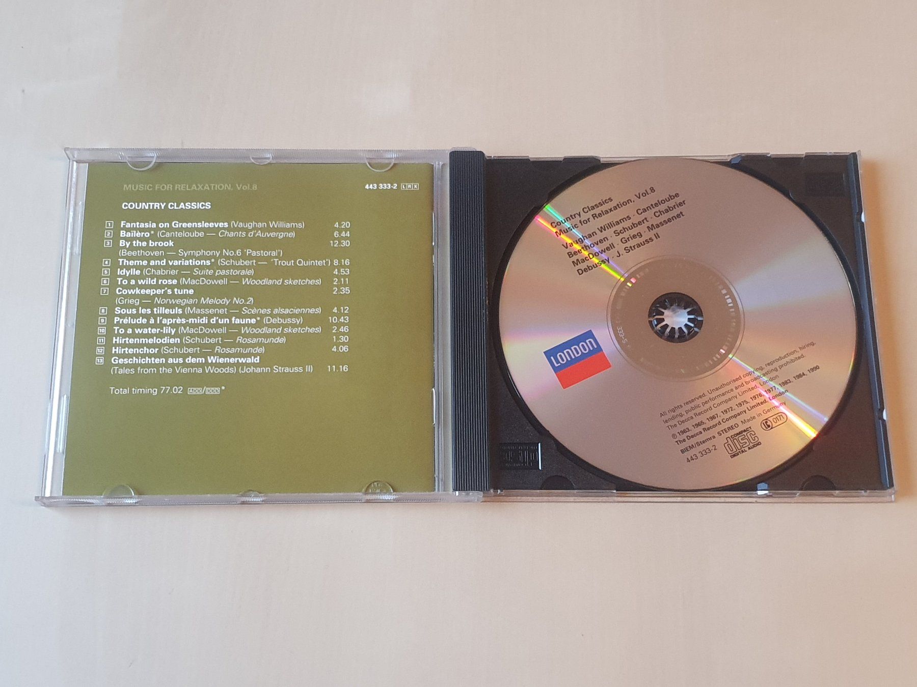 CDs: Country Classics Music for Relaxation Vol. 8 – Gebraucht aus Stansstad von collectorsshop 2
