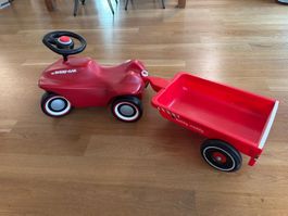 BIG Bobby-Car mit Anhänger in rot